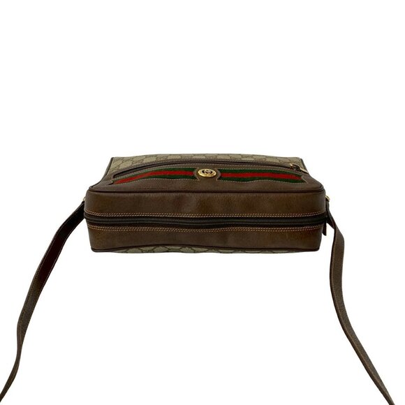 GUCCI Brown Leather Shoulder Bag - Picture 4 of 10